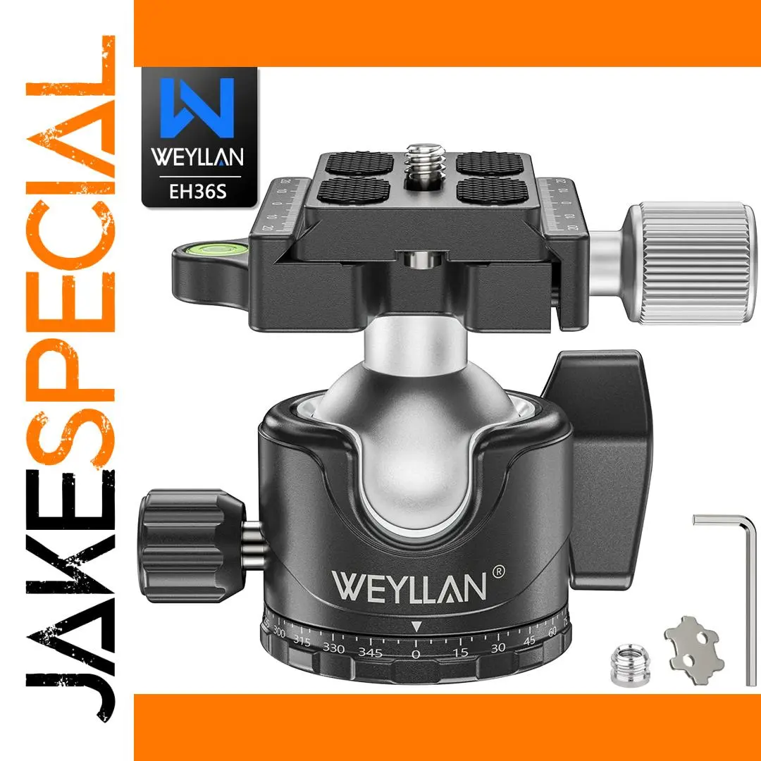 WEYLLAN EH36S Tripod Head for Camera Stabilization 1 WEYLLAN EH36S Tripod Head for Camera Stabilization