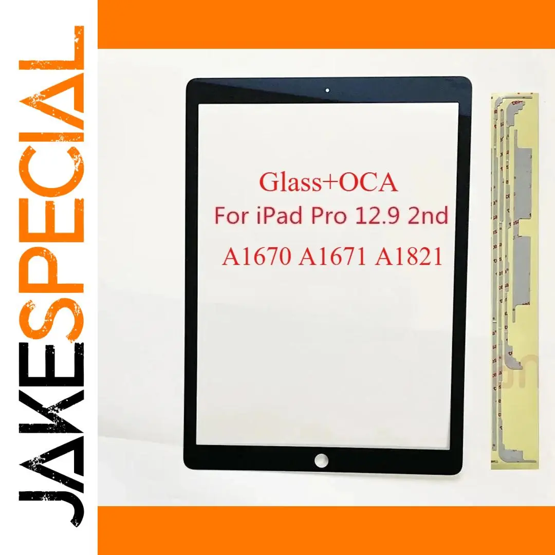 OEM Front Glass for iPad Pro 12.9 2nd Gen 1 OEM Front Glass for iPad Pro 12.9 2nd Gen