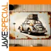 Vintage Car Metal Wall Sign in Auto Sizes