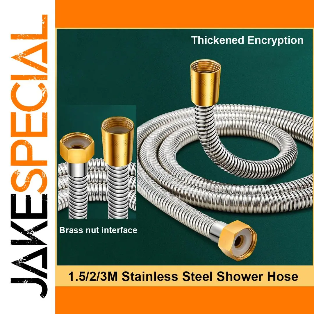 Premium Stainless Steel Shower Hose 1.5M-3M 1 Premium Stainless Steel Shower Hose 1.5M-3M
