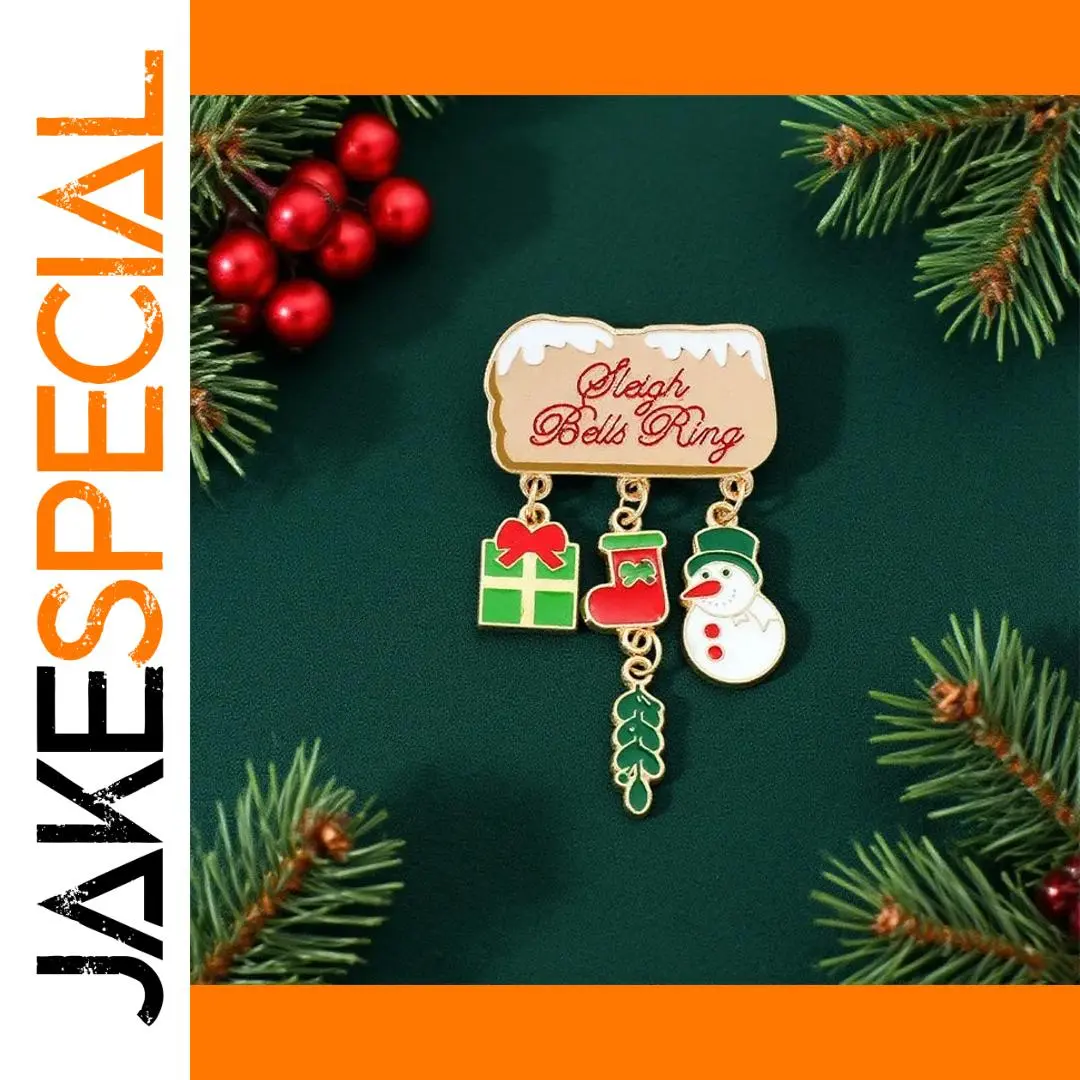 Festive Snowman Holiday Brooch for Women and Men 1 Festive Snowman Holiday Brooch for Women and Men