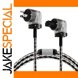 Premium Hi-Fi 90° L-Shaped Power Cable