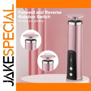 Pink Electric Foot Care Device with LCD