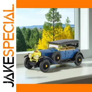 Vintage Blue Diecast Car Model 1:32 Scale