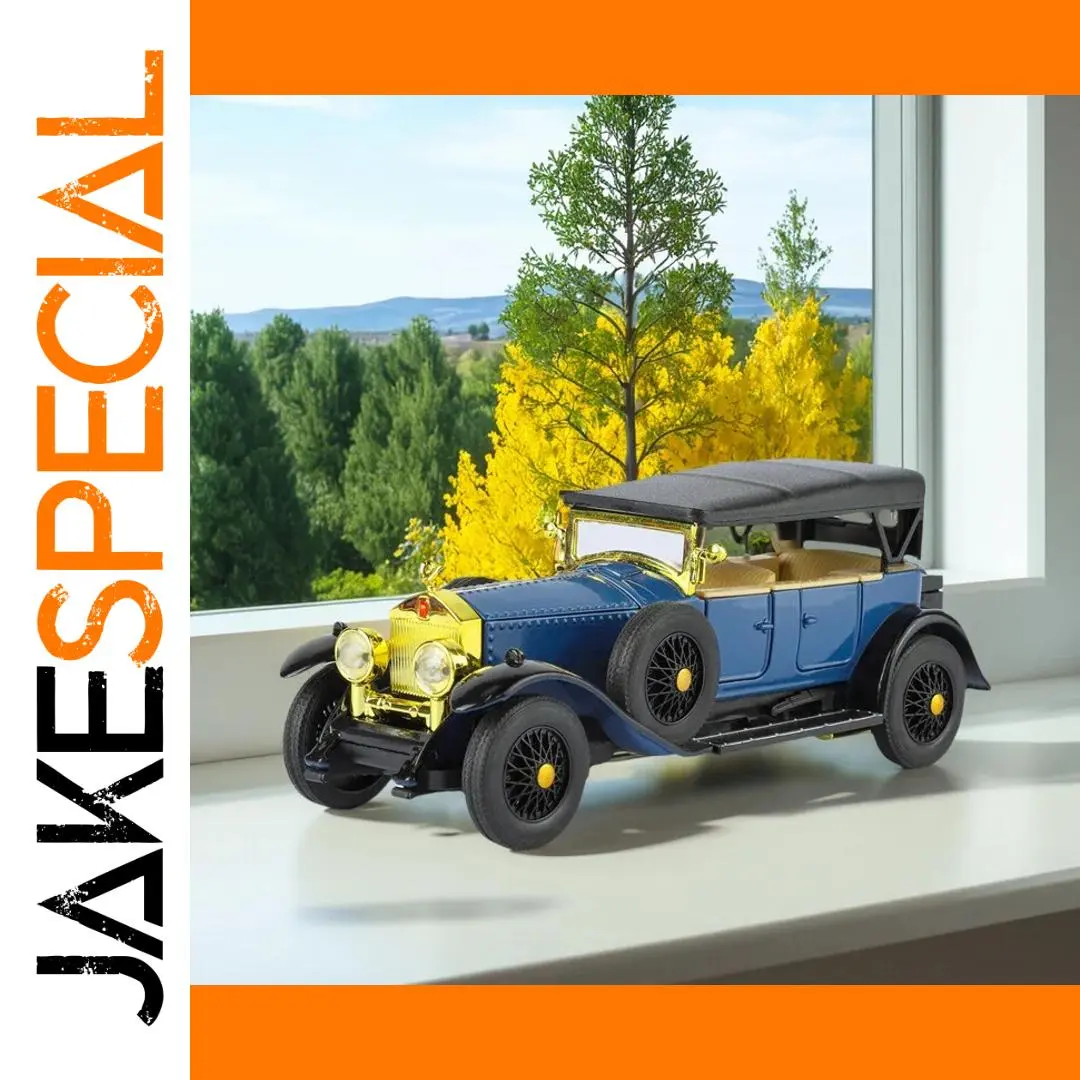 Vintage Blue Diecast Car Model 1:32 Scale 1 Vintage Blue Diecast Car Model 1:32 Scale