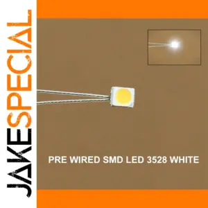 Bright White SMD LEDs 20-Set with Wires
