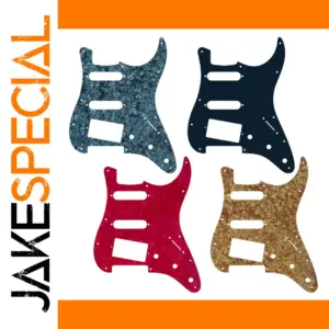 Custom Stratocaster HSS Pickguard in Multiple Finishes