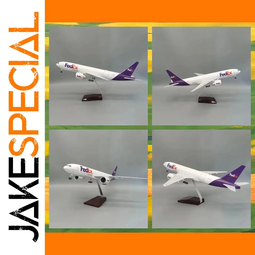 FedEx B777-200 Scale Model Aircraft, 47cm 1 FedEx B777-200 Scale Model Aircraft, 47cm
