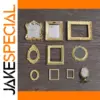 Miniature Mirrors and Frames Set for Dollhouses