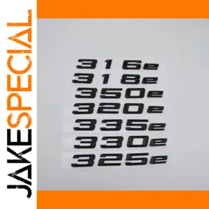 3D ABS Rear Emblem Sticker Set for BMW