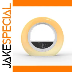 Modern 190mm Wake-Up Light Alarm Clock