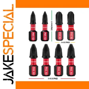 Impact Tough Phillips Screwdriver Bits Set (30-49 pcs)