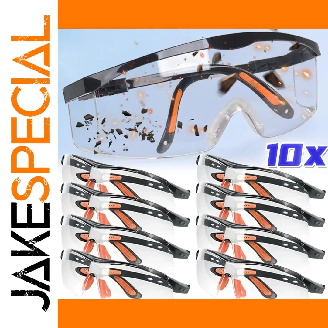 Unisex Safety Goggles with HD Transparent Lenses 1 Unisex Safety Goggles with HD Transparent Lenses