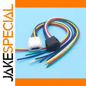 USB Type-C Female Socket Connectors Set (5 Pieces)