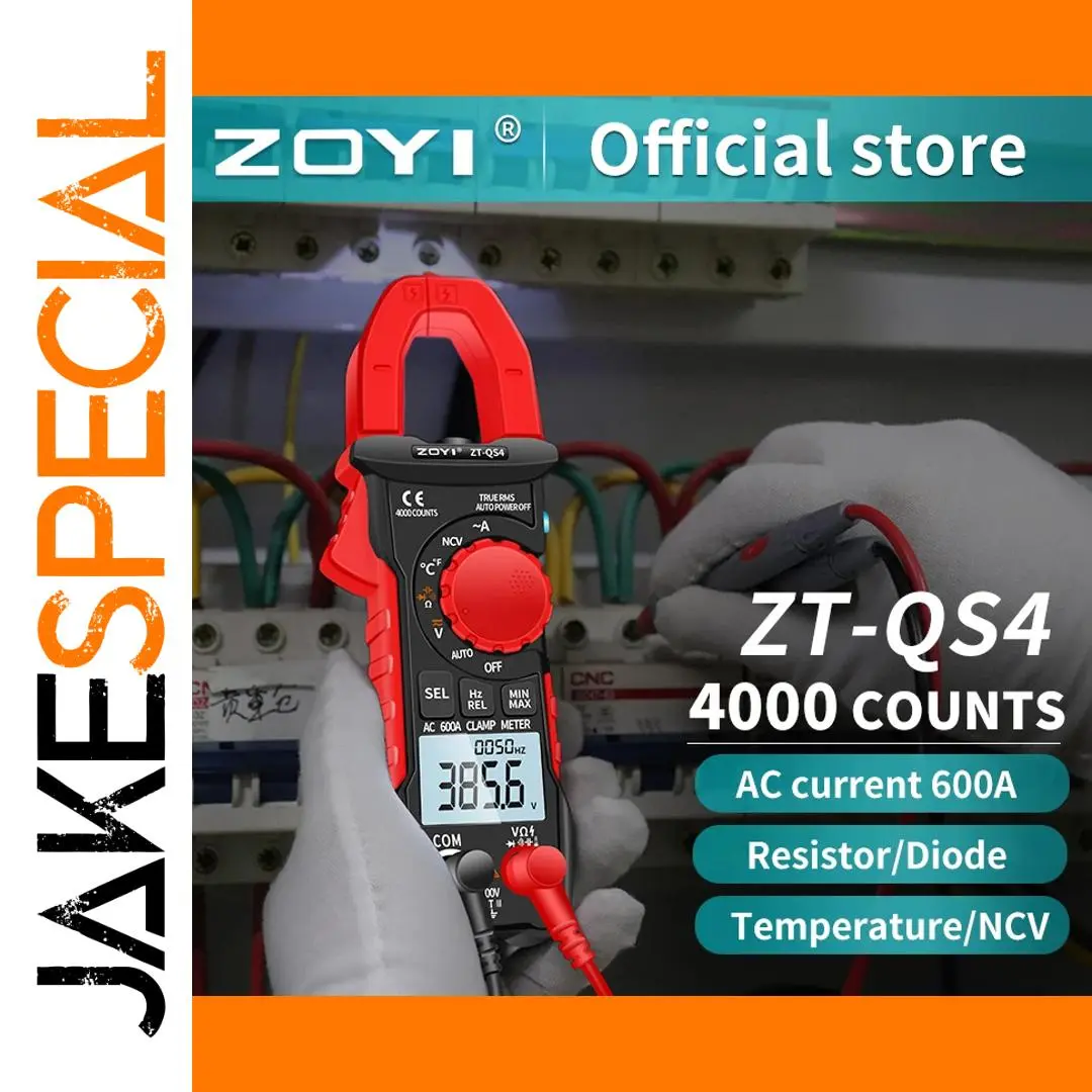 Digital Clamp Meter ZT-QS4 for Professionals 1 Digital Clamp Meter ZT-QS4 for Professionals