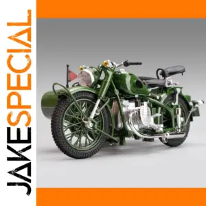 Vintage Alloy Die-Cast Motorcycle Model 1:10 Scale