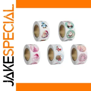 Festive Christmas Stickers Set for Gifts