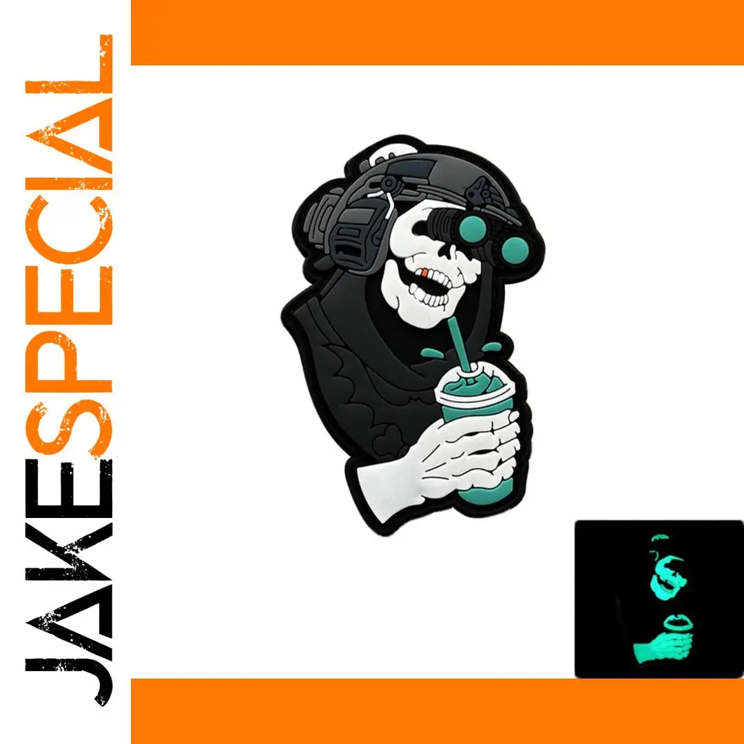 Glow-in-the-Dark Skeleton Patch for Gear 1 Glow-in-the-Dark Skeleton Patch for Gear