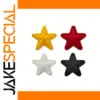 Vibrant 4-Color Star PVC Patch Set