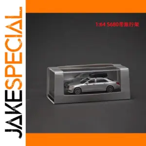 Silver Diecast S680 Sedan Model 1:64 Scale