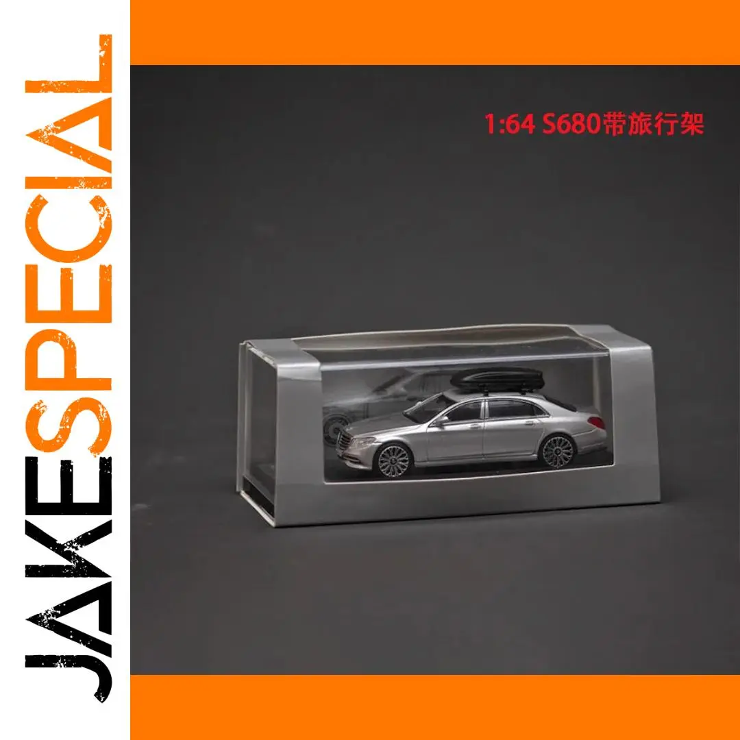 Silver Diecast S680 Sedan Model 1:64 Scale 1 Silver Diecast S680 Sedan Model 1:64 Scale