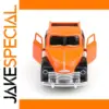 Vibrant Orange Diecast Alloy Toy Car