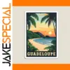 Guadeloupe Tropical Sunset Refrigerator Magnet