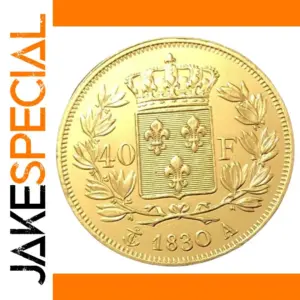 1830 French 40 Francs Gold Coin Replica