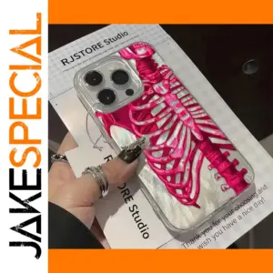 Pink Skull iPhone Case for Models 7-16