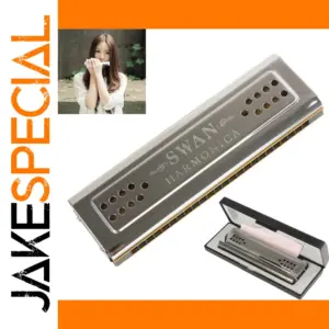 Professional Swan 24-Hole Tremolo Harmonica