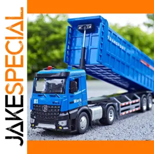 1:24 Scale Blue Construction Vehicle Model