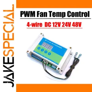 PWM Fan Temperature Controller 12V-48V 12A