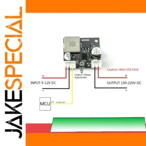 High-Voltage Nixie Tube Boost Module 12V to 220V