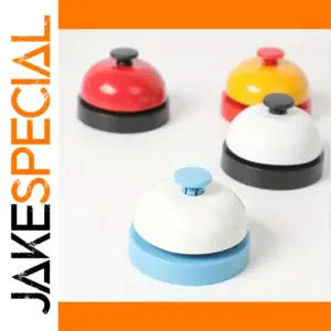 Modern Metal Call Bell in Black and Blue