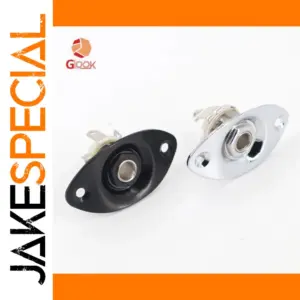 Cat's Eye Oval Jack for Guitar and Bass