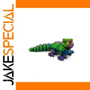 Colorful Articulated Animal Figurine with Vibrant Colors