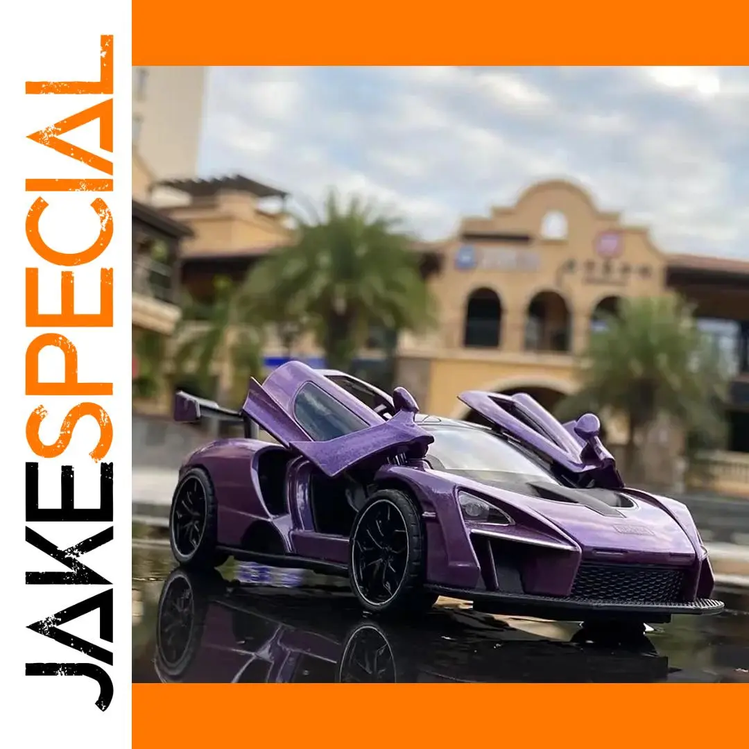 1/32 Diecast McLaren P1 Model in Purple 1 1/32 Diecast McLaren P1 Model in Purple