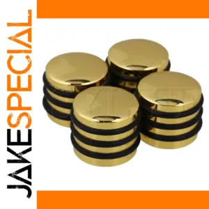 Chrome Guitar Control Knobs Set of Four