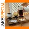 Rustic Acacia Coffee Flight Serving Tray