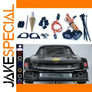 RC Car LED Headlights with Angel Eye for ARRMA Models