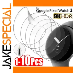 Pixel Watch 3 Ultra-Thin TPU Screen Protector for 41mm & 45mm