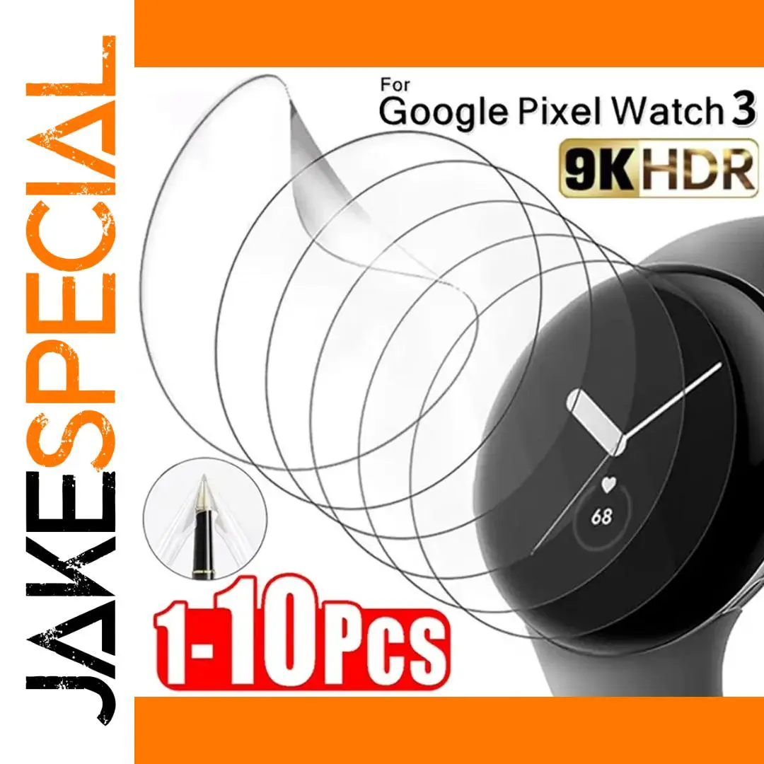 Pixel Watch 3 Ultra-Thin TPU Screen Protector for 41mm & 45mm 1 Pixel Watch 3 Ultra-Thin TPU Screen Protector for 41mm & 45mm