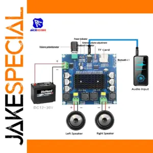 Stereo Digital Power Amplifier Module 50W/100W Bluetooth
