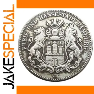 Vintage German 2 Mark Coin Set from 1891-1913