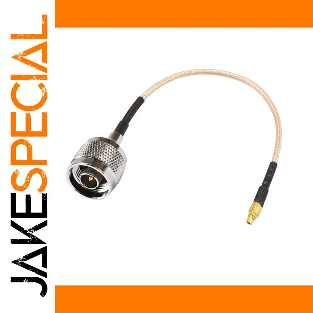 N-Male to MMCX-Male RF Adapter Cables (2 Pack) 1 N-Male to MMCX-Male RF Adapter Cables (2 Pack)