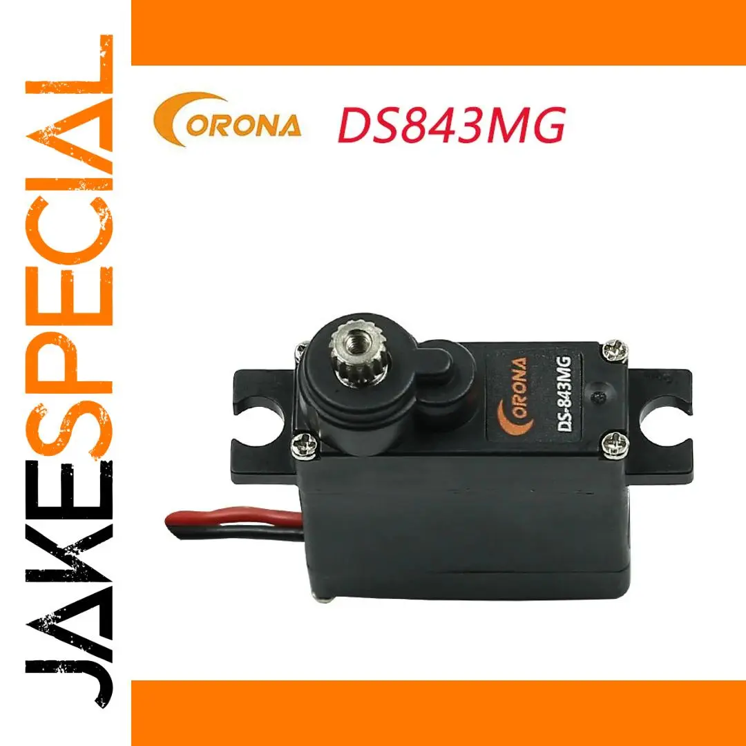 Corona DS843MG Micro RC Servo 4.8kg/0.10s 1 Corona DS843MG Micro RC Servo 4.8kg/0.10s