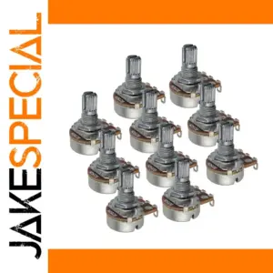 12-Pack Mini Guitar Potentiometers 250K Ohm