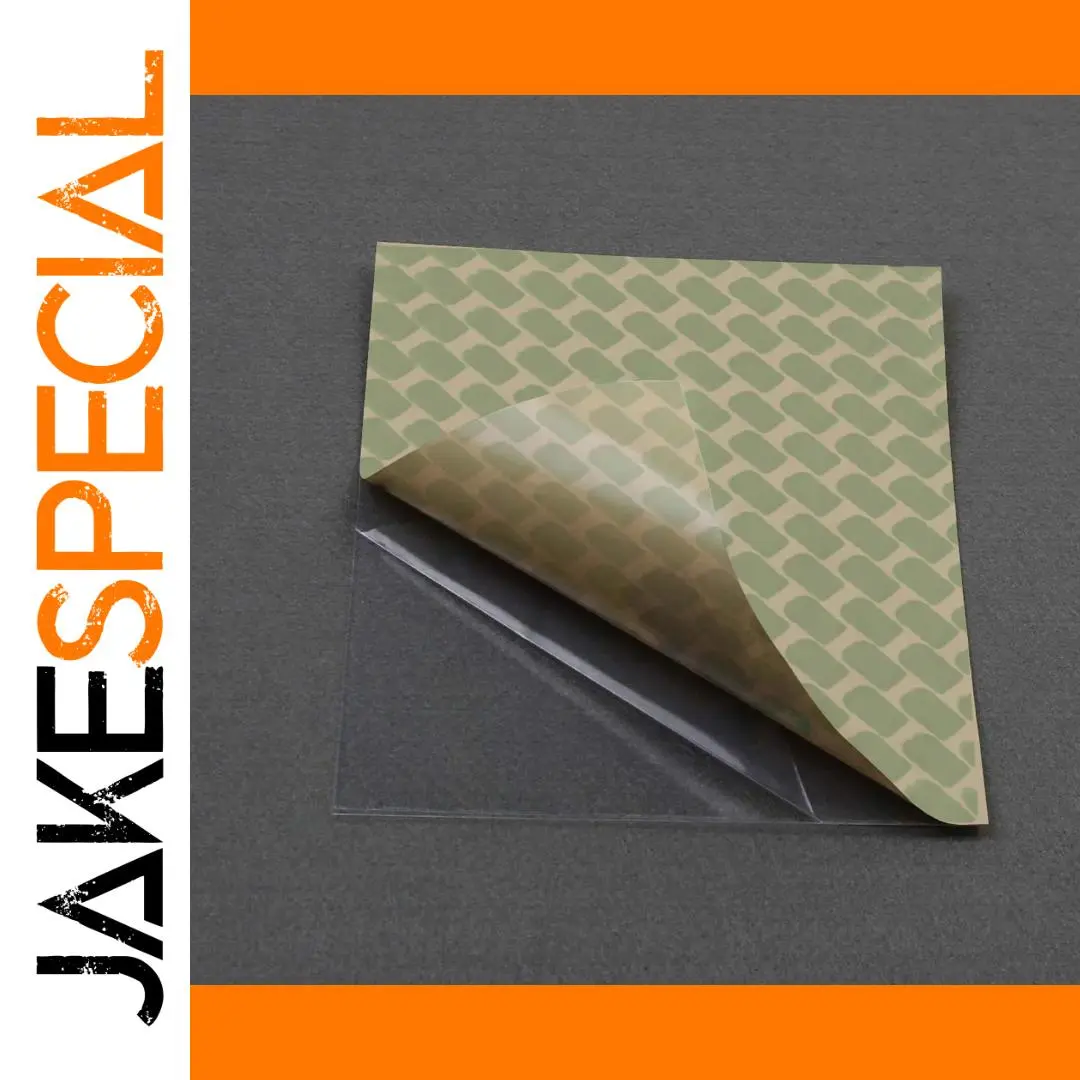 Transparent PVC Guitar Pickguard Sheet 200x170mm 1 Transparent PVC Guitar Pickguard Sheet 200x170mm