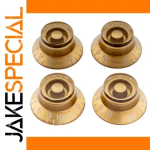 Acrylic Bell-Shaped Guitar Control Knobs Set