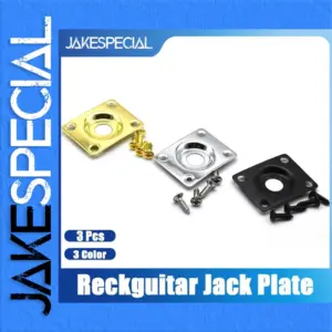 Metal Guitar Jack Plates Set for Les Paul T-Style